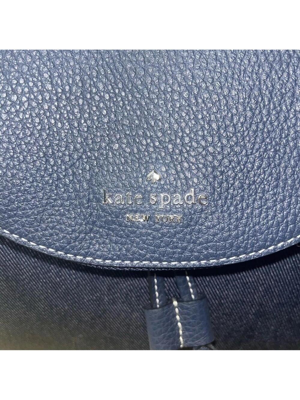 Kate Spade New York Leila Denim Medium Flap Backpack, NWT - Picture 4 of 14